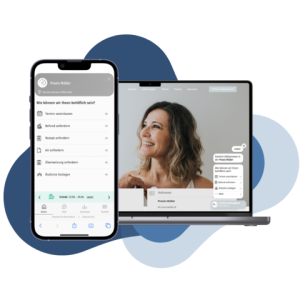 Online Rezeption von Docmedico - mobil und Desktop-Version