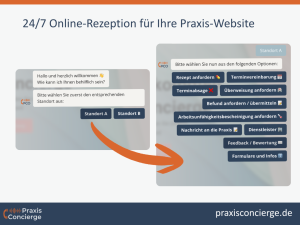 Die Onlinerezeption von PraxisConcierge